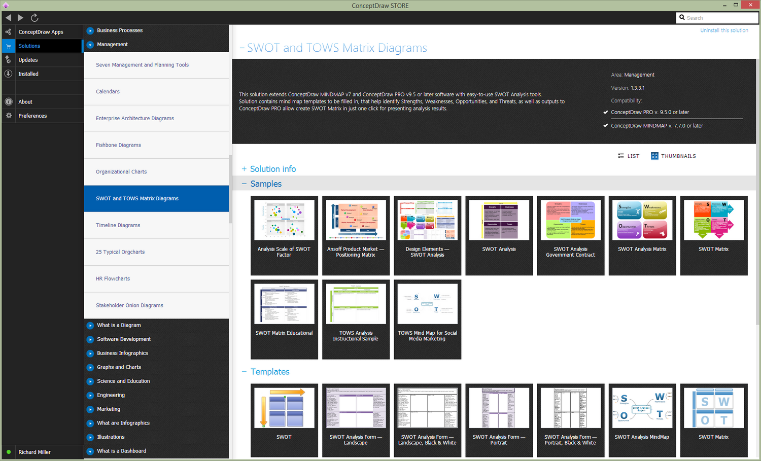 SWOT Analysis Solution - Start using