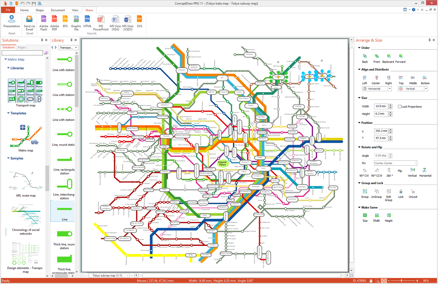 Metro Map Solution 