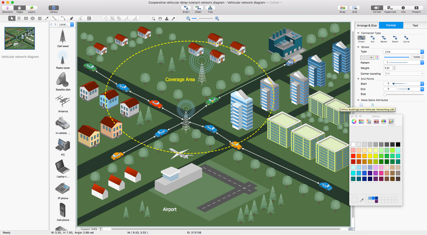 Vehicular Networking solution for MacOS X