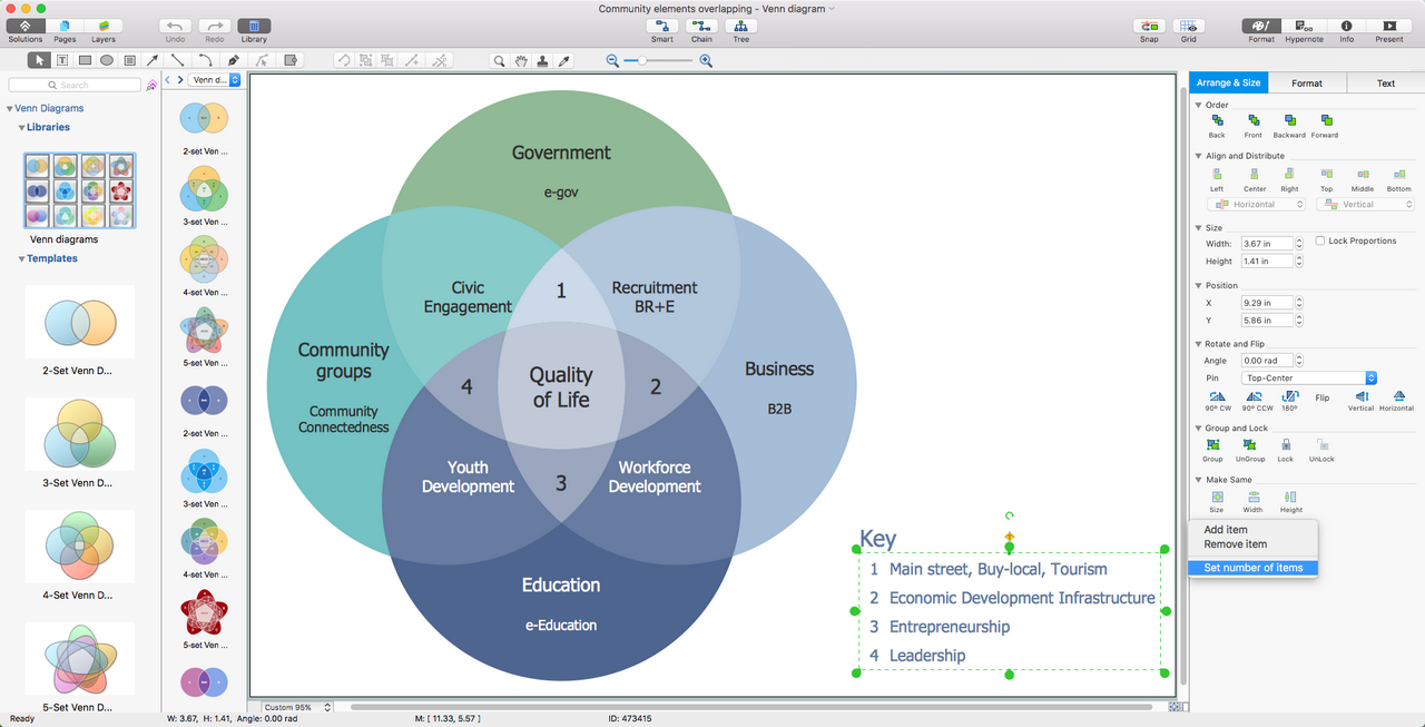 Venn Diagrams Solution for macOS X