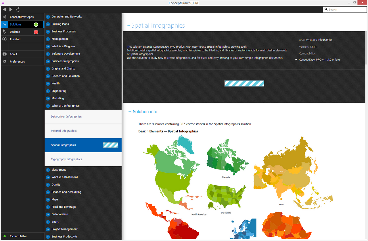 Spatial Spatial Infographics solution - Install