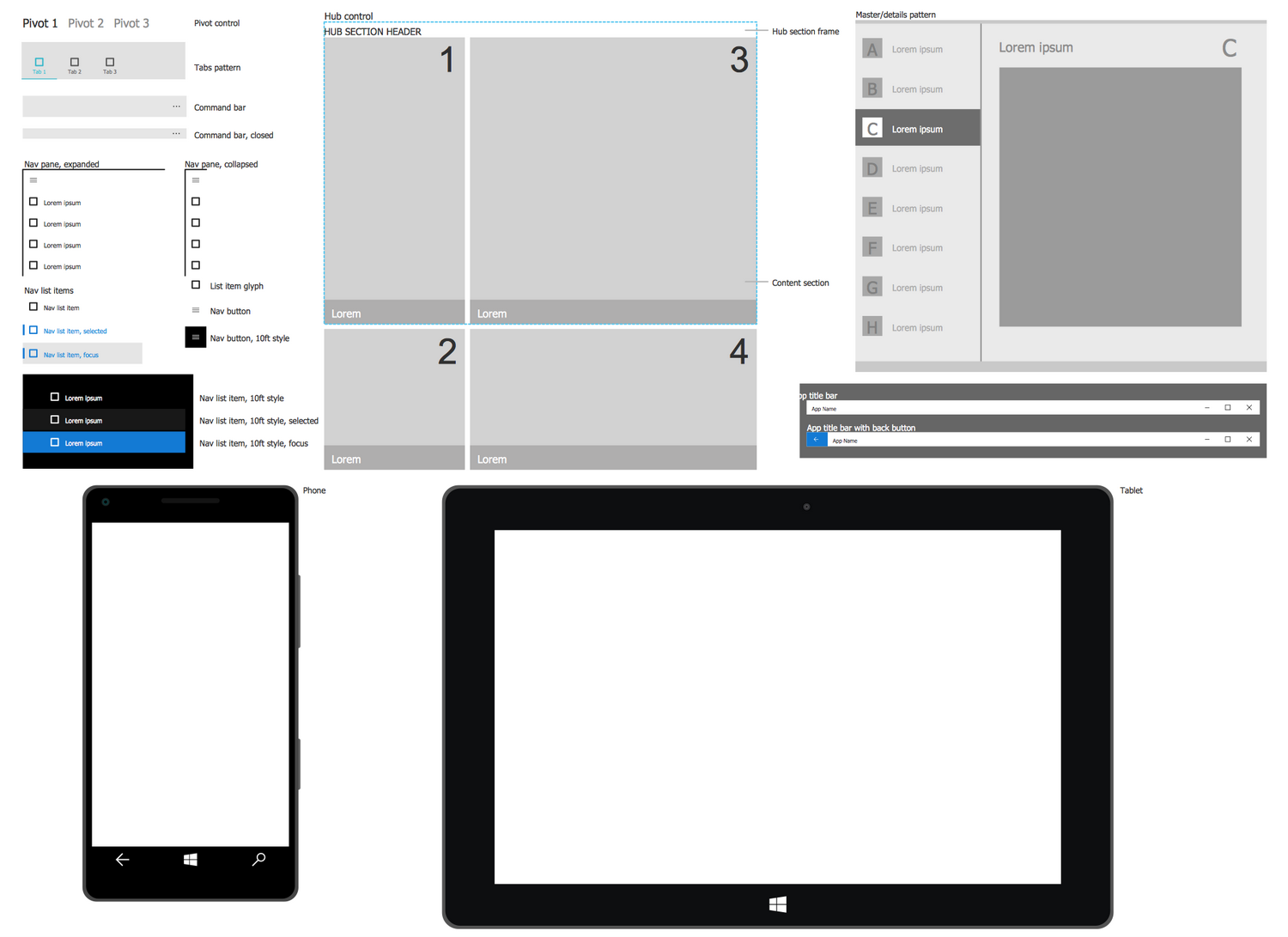 Design Elements — Windows Navigation