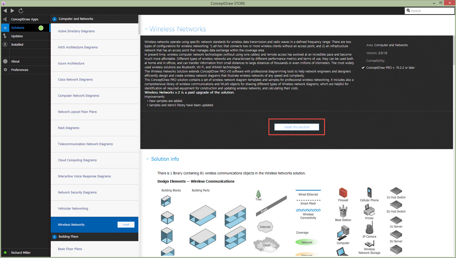 Wireless Networks Solution — Install