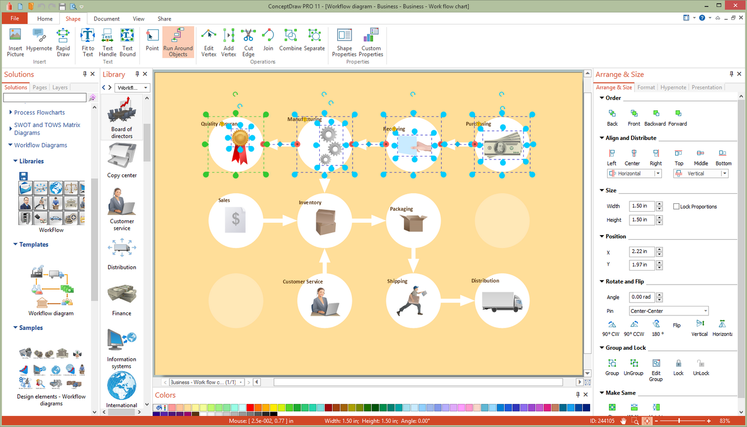 Workflow Diagrams Solution  for Microsoft Windows