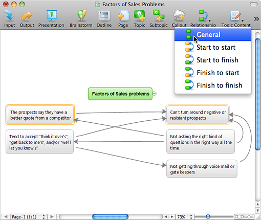 Create links between factors